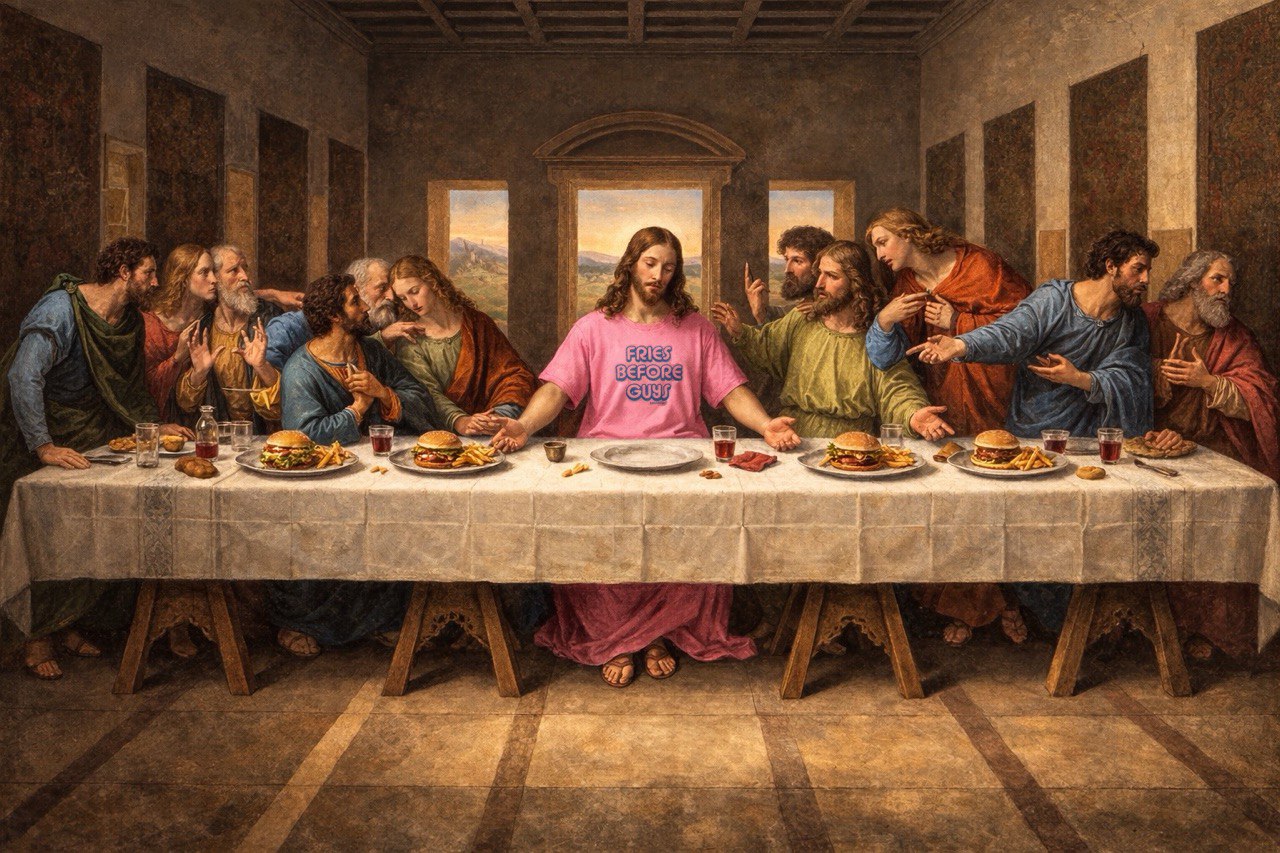 The Last Supper with FRIES BEFORE GUYS